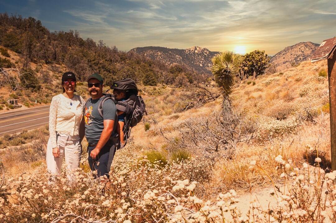 seniors hiking in nature