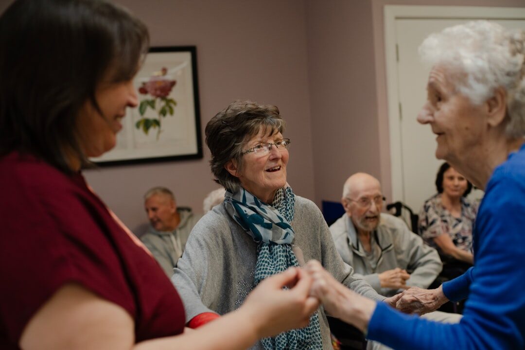 family caregiver with senior