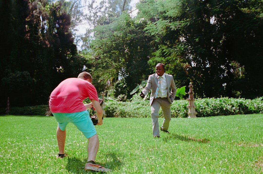 senior exercising in park